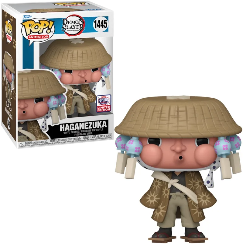 Animation: Demon Slayer - Haganezuka with Hat #1445 [FUNKON London 2024 Shared Exclusive] van Funko in Meerkleurig – productfoto