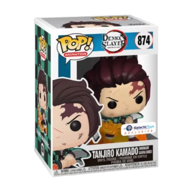 Animation Demon Slayer Tanjiro Kamado figurine de collection en vinyle #874 de Funko – photo produit