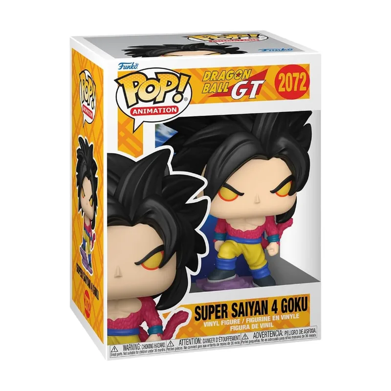 Animation Dragon Ball GT Figurine de collection en vinyle Super Saiyan 4 Goku #2072 de Funko – photo produit
