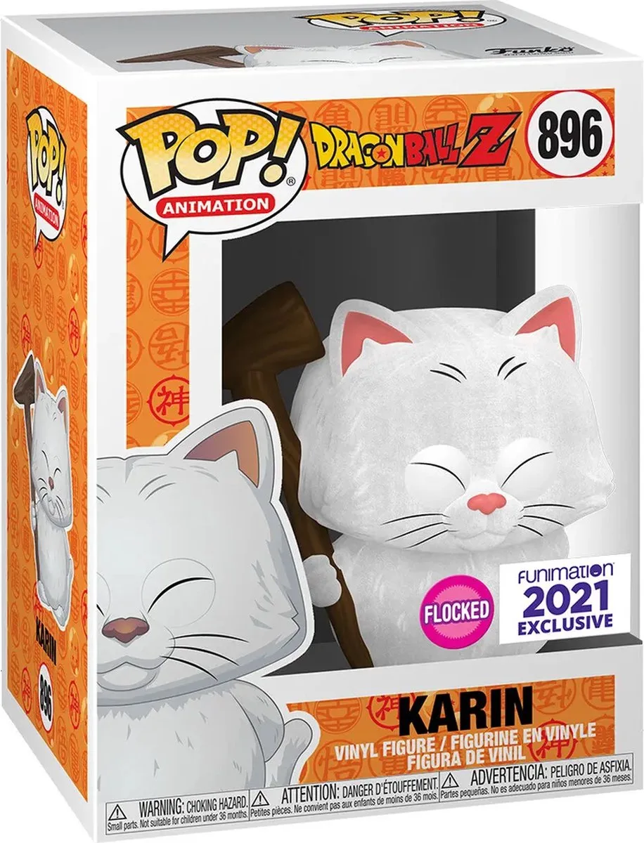 Animation: Dragon Ball Z - Karin (Flocked) - Funimation 2021 Exclusive van Funko in Meerkleurig – productfoto