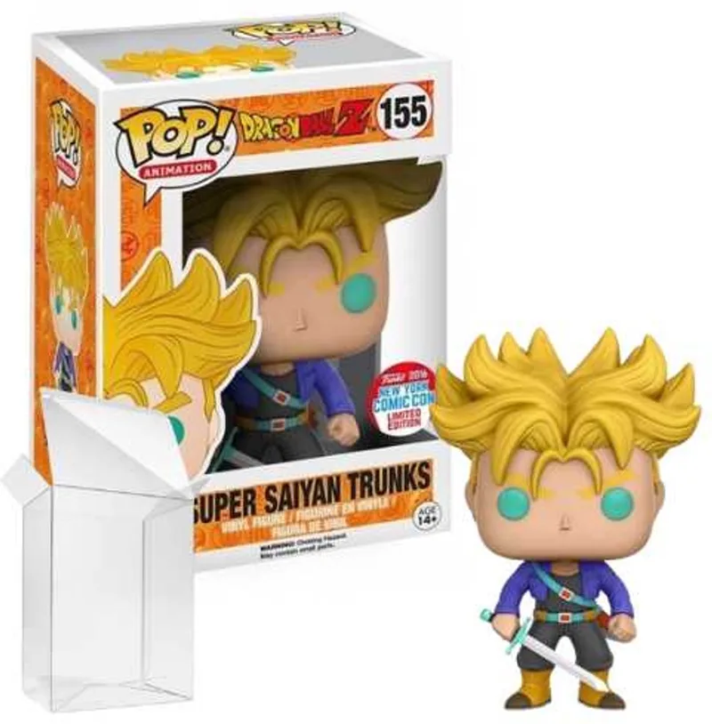 Animation: Dragon Ball Z - Super Saiyan Trunks #155 Comic Con NYCC 2016 [Box conditie 7.5 van Funko in Meerkleurig – productfoto