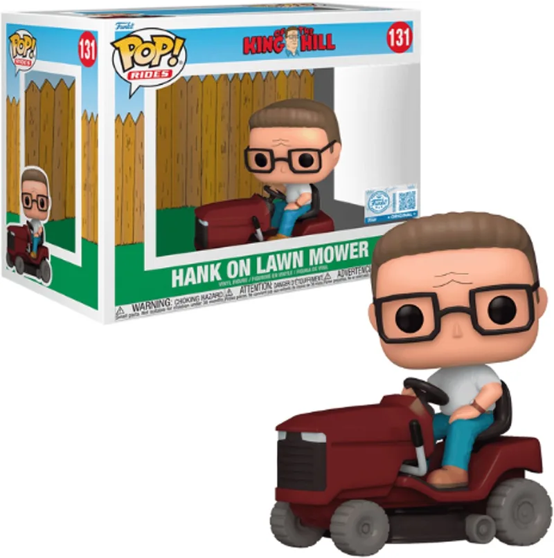 Animation: King of the Hill - Hank on Lawn Mower #131 by Funko in Multicolour – product photo