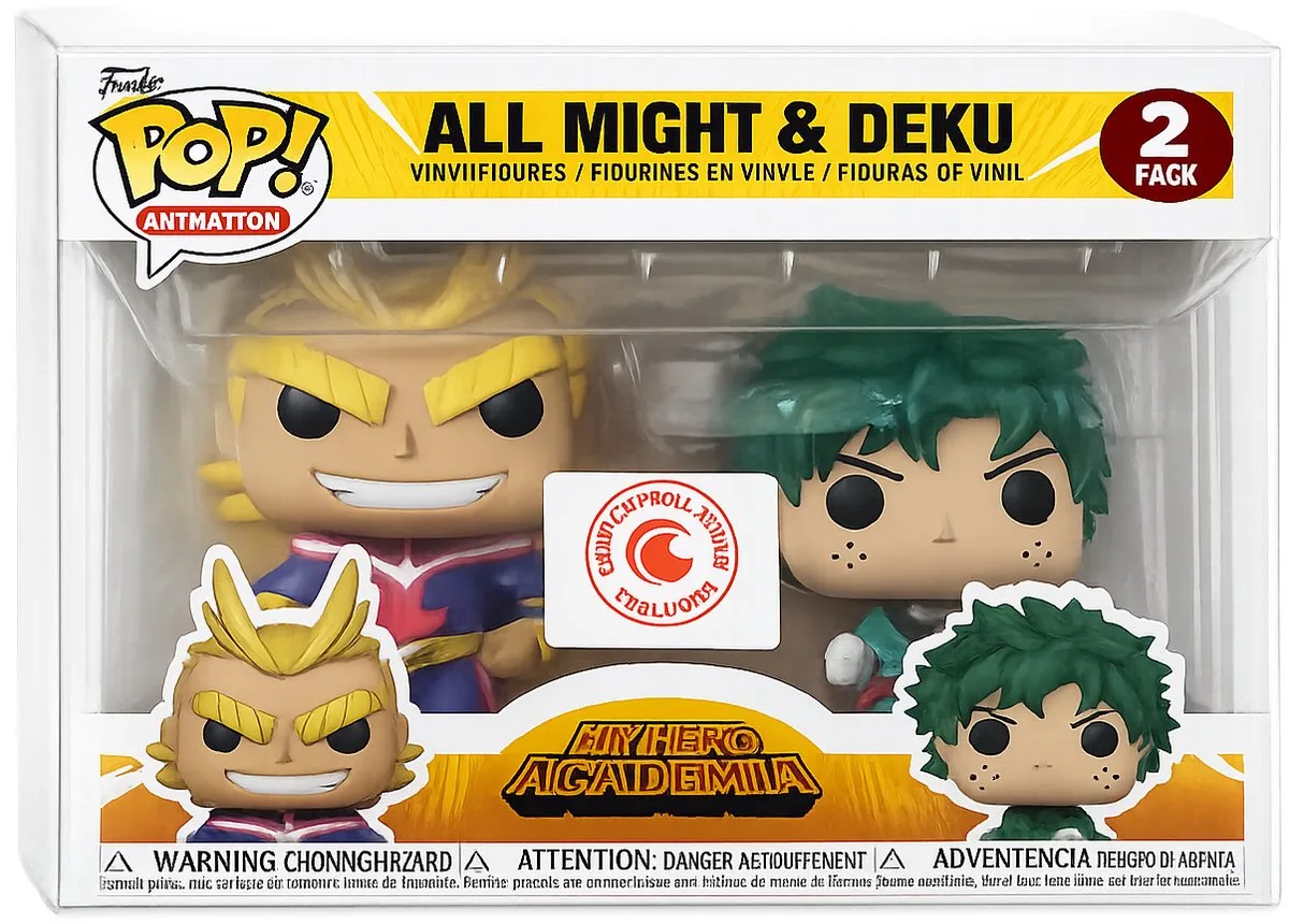 Animation: My Hero Academia - All Might & Deku 2-Pack Crunchyroll Exclusive van Funko – productfoto