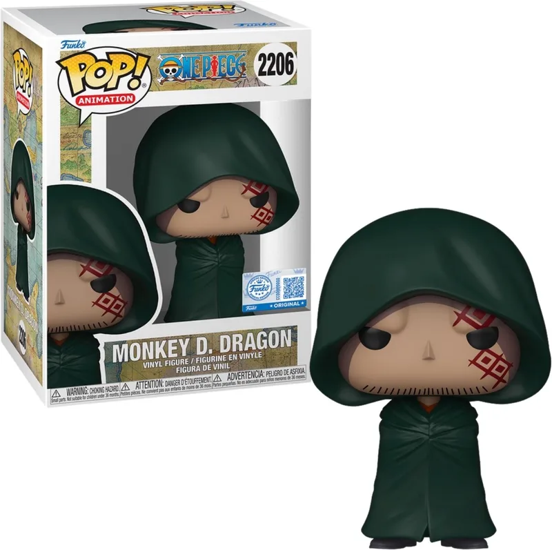 Animation: One Piece - Monkey D. Dragon #2206 Special Edition Exclusive van Funko in Meerkleurig – productfoto
