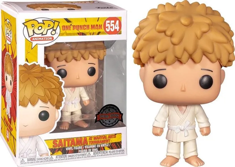 Animation: One Punch Man - Saitama at Martial Arts Tournament #554 Hot Topic Exclusive [7 van Funko in Meerkleurig – productfoto