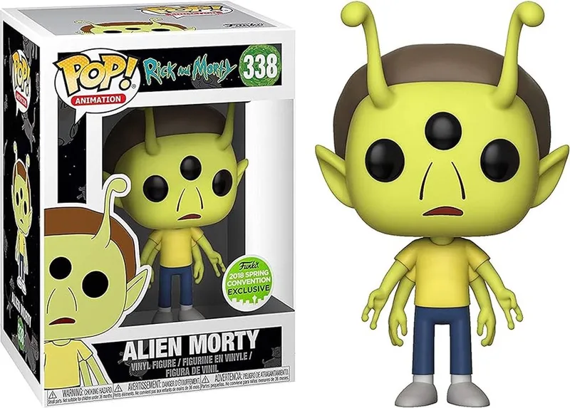 Animation: Rick and Morty - Toxic Morty #338 2018 Spring Convention Exclusive Vaulted van Funko in Meerkleurig – productfoto