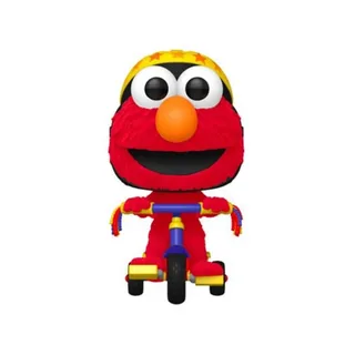 Animation Rides: Sesame Street Elmo on Trike (Flocked Exclusive Special Edition) de Funko en Multicolore – photo produit 2 sur 2