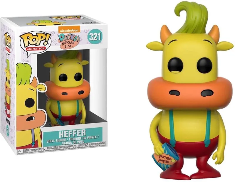 Animation: Rocko's Modern Life - Heffer Wolfe (Glow in the Dark) #321 Chase [7.5/10] by Funko in Multicolour – product photo