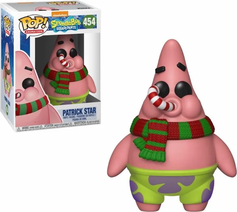 Animation SpongeBob Patrick Star Holiday von Funko in Rosa – Produktfoto
