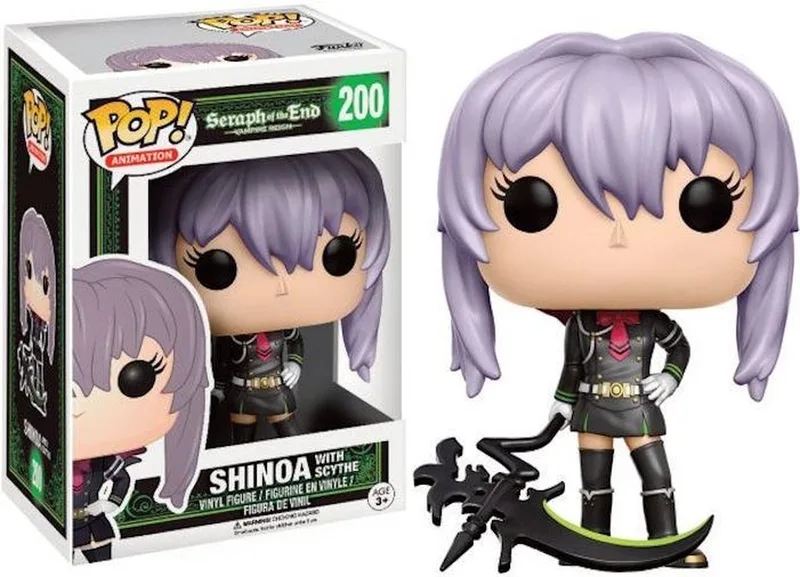 Anime: Seraph of the End - Shinoa Hiragi w/ Scythe #200 Gamestop Exclusive van Funko in Meerkleurig – productfoto