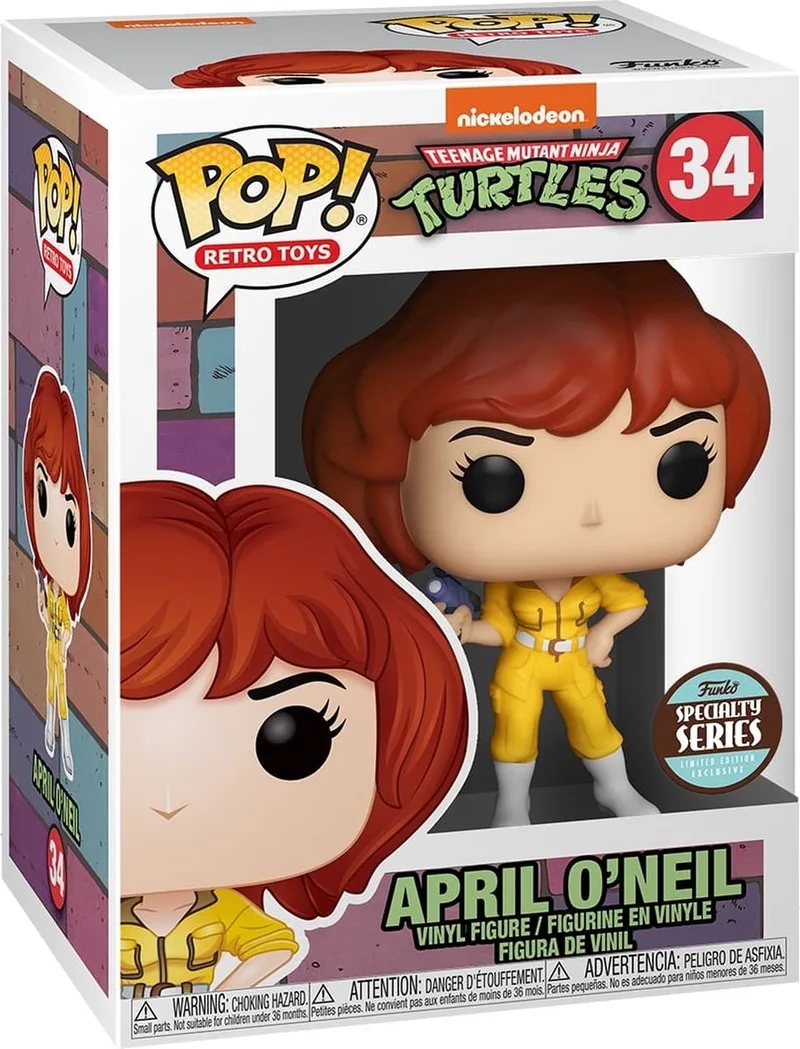 April O'Neil van Funko in Geel – productfoto
