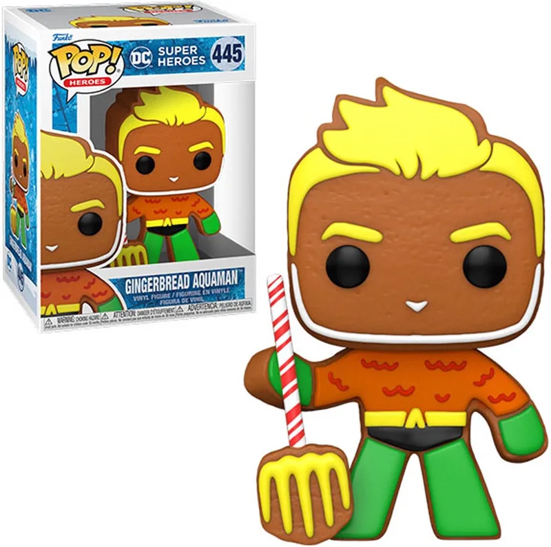 Aquaman Verzamelfiguur DC Comics Holiday 2022 POP! Heroes Aquaman 9 cm by Funko in Multicolours – product photo