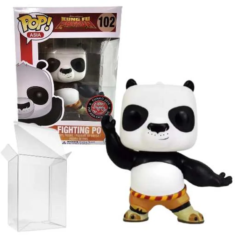 Asia: Kung Fu Panda - Fighting Po #102 [2016 Asia Exclusive] by Funko in Multicolour – product photo