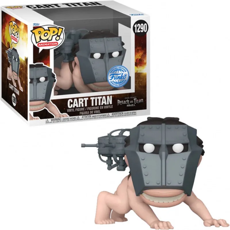 Attack on Titan - Cart Titan 6 inch #1290 Exclusive van Funko in Meerkleurig – productfoto
