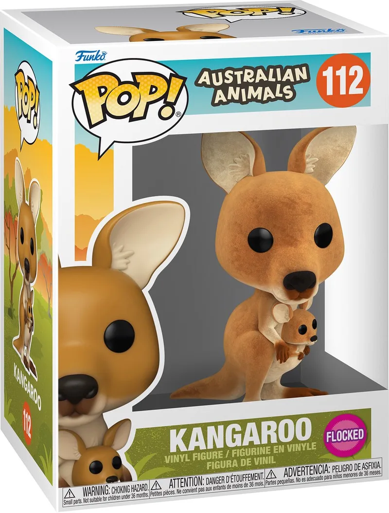 Australian Animals - Kangaroo (Flocked) #112 de Funko en Kangoeroe – photo produit