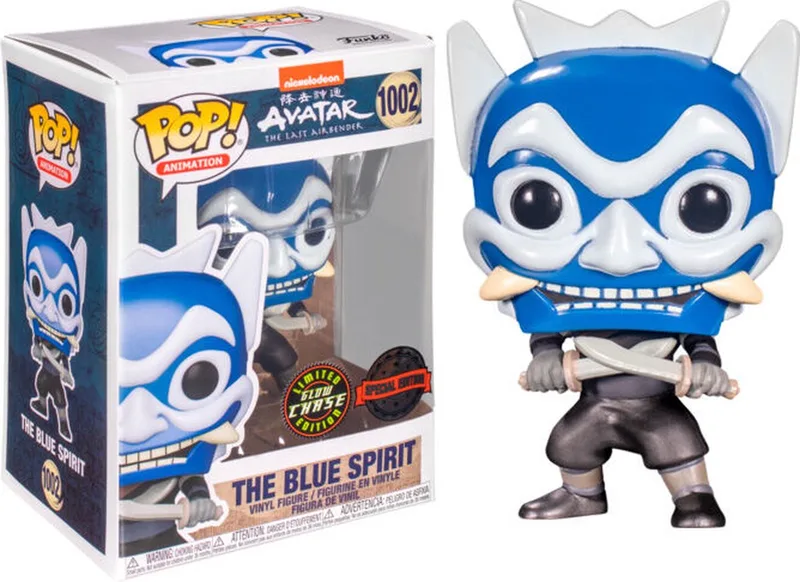 Avatar Last Airbender - The Blue Spirit #1002 Limited Glow Chase van Funko in Blauw – productfoto