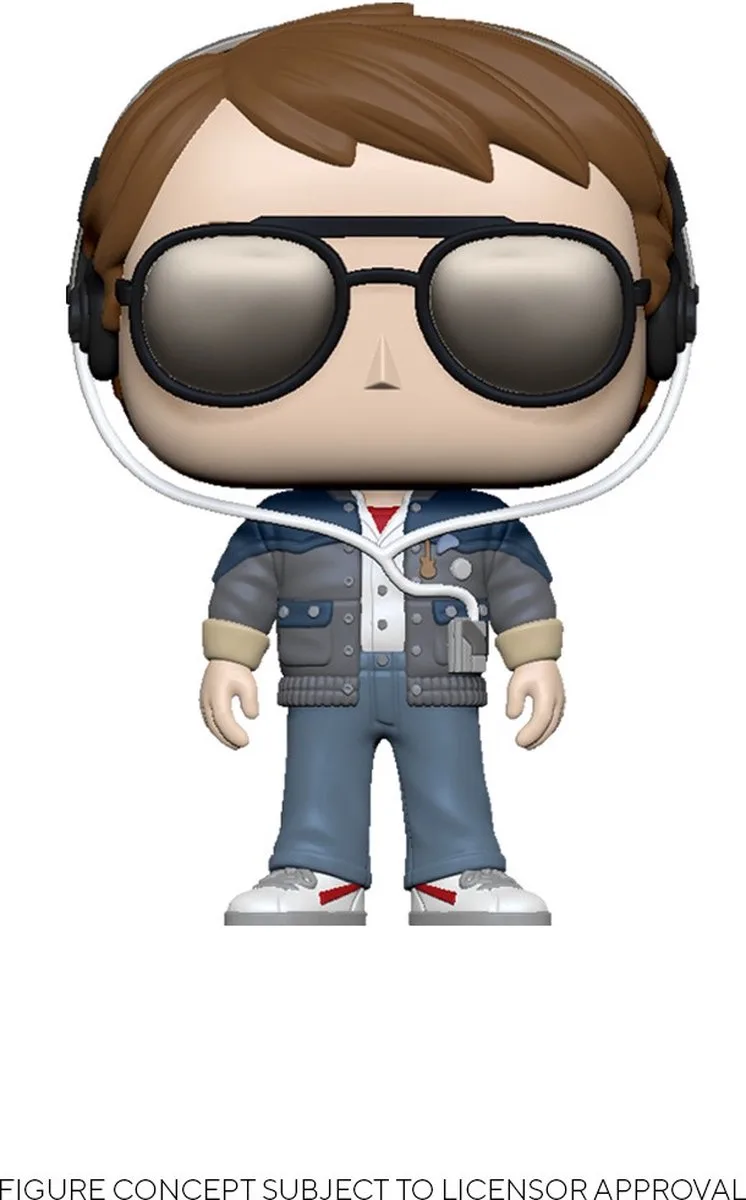 Back to the Future Marty with Glasses Vinyl Figure van Funko in Meerkleurig – productfoto
