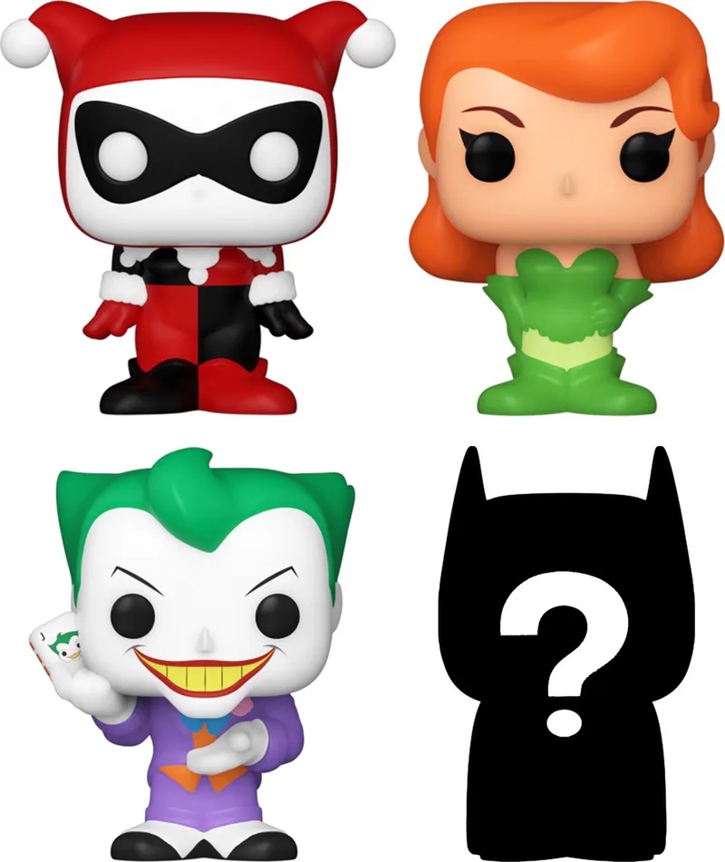 Batman - Bitty POP! 4-Pack Harley Quinn 2,5 cm Verzamelfiguur by Funko in Multicolours – product photo