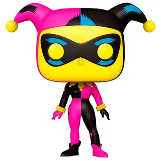 Batman - Series POP! Heroes Vinyl Harley Quinn (Black Light) 9 cm Verzamelfiguur van Funko in Multicolours – productfoto 2 van 3