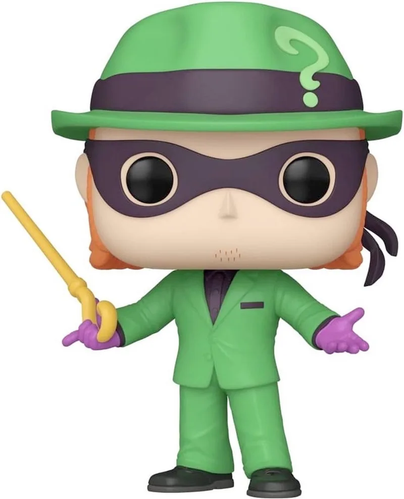 Batman - Series POP! Heroes Vinyl Riddler (Arkhamverse) 9 cm Verzamelfiguur de Funko en Multicolours – photo produit