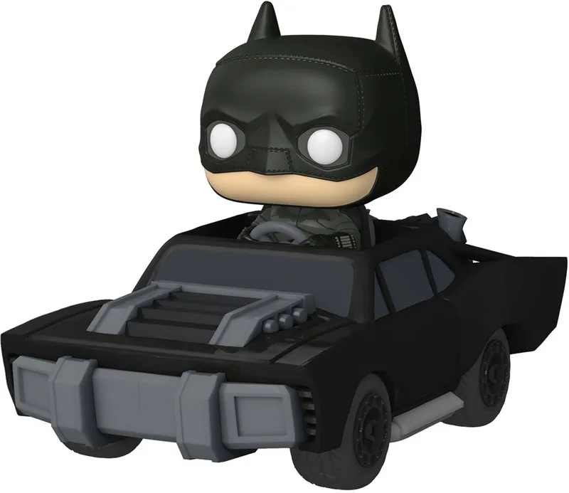 Batman Verzamelfiguur DC Comics POP! Rides Super Deluxe Batman In Batmobile 15 cm by Funko in Black – product photo