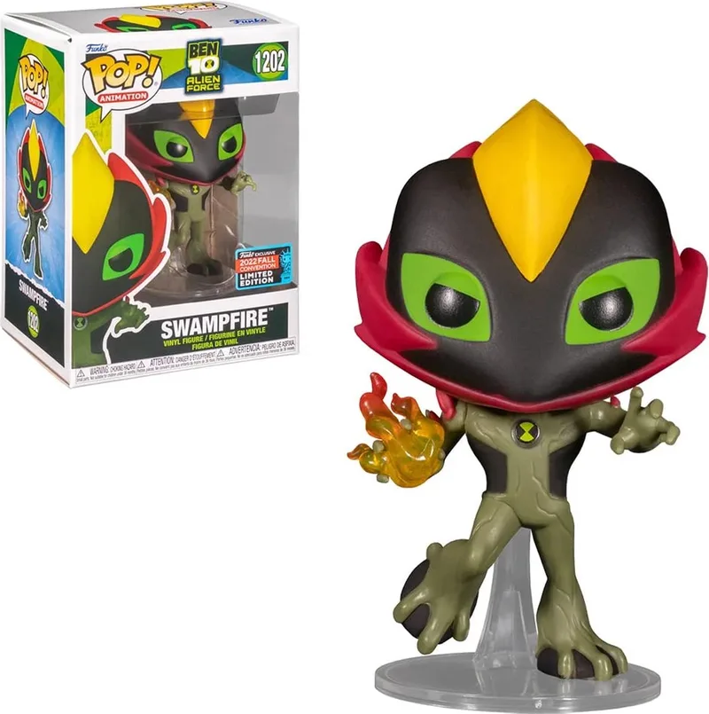 Ben 10 Alien Force - Swampfire 2022 Fall Convention Exclusive #1202 by Funko in Multicolour – product photo