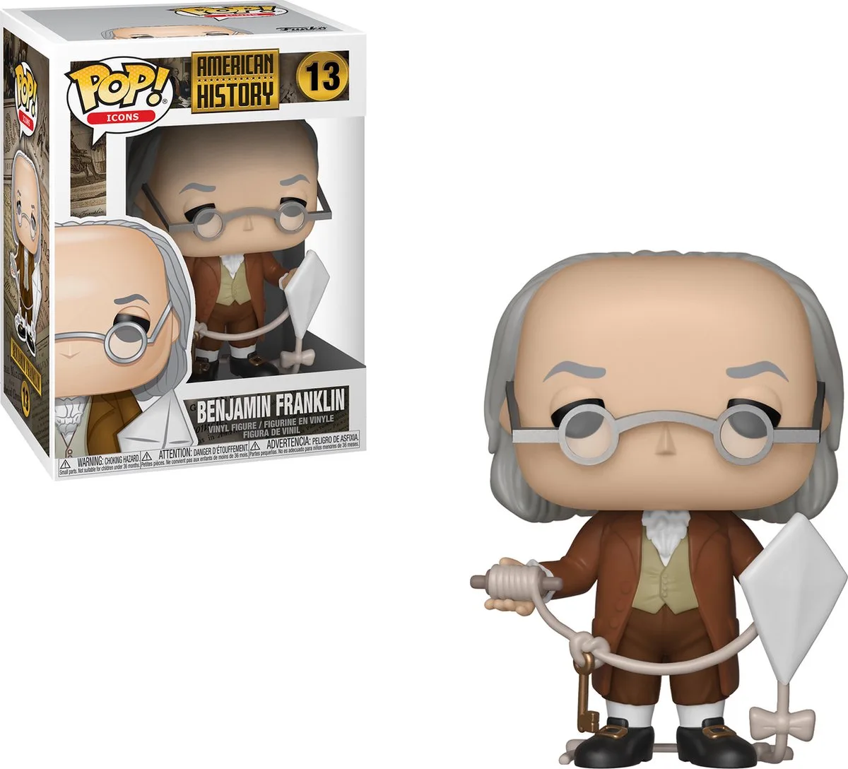 Benjamin Franklin - American History de Funko en Multi Colors – photo produit