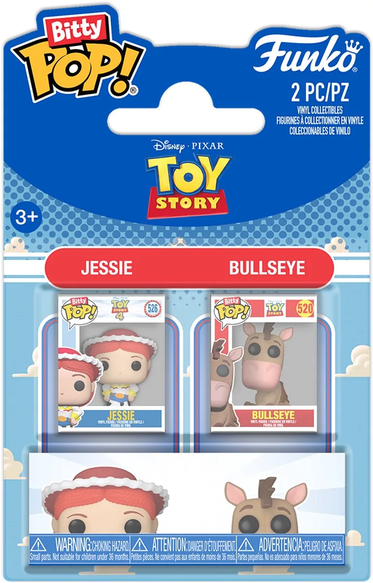 BITTY POP 2 Pack: TOY STORY- Jessie & Bullseye van Funko in Jessie & Bullseye – productfoto