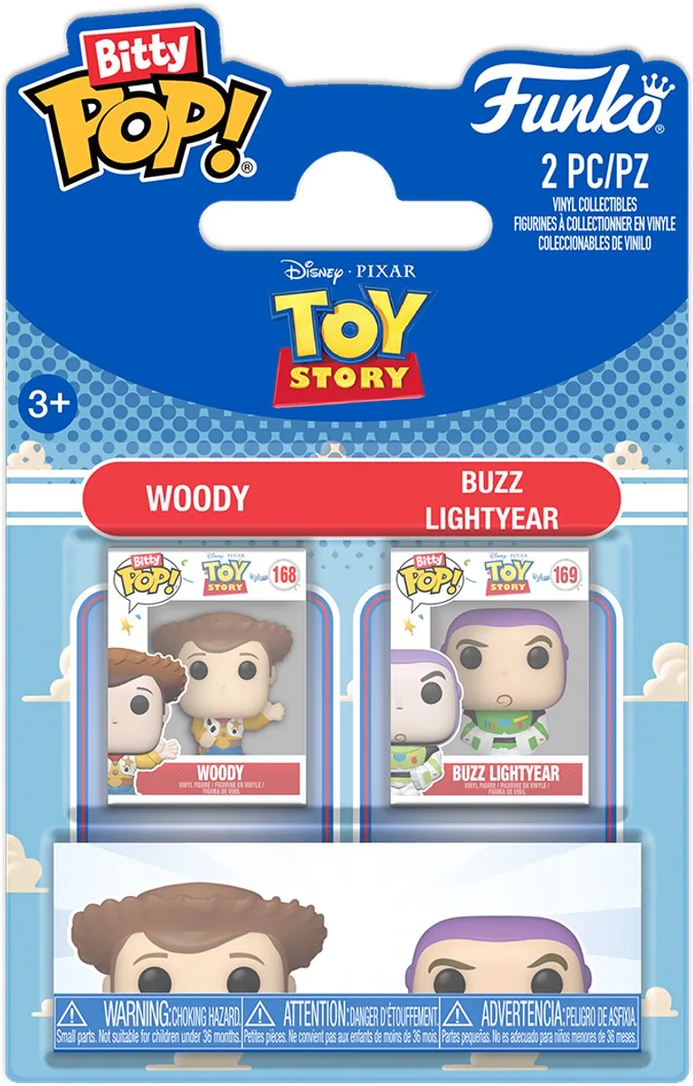 BITTY POP 2 Pack: TOY STORY - Woody & Buzz van Funko in Woody & Buzz – productfoto