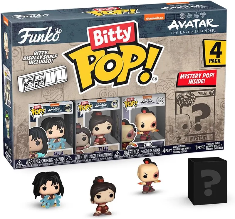 BITTY Pop! Animation: Avatar - Azula, Ty Lee, Zuko & Mystery by Funko in Multicolour – product photo