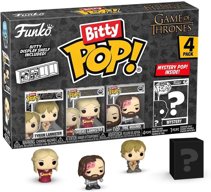 Bitty Pop! Game of Thrones 4-Pack-Tyrion Lannister / Cersei Lannister / The Hound / ? (Diversen) Nieuw by Funko – product photo