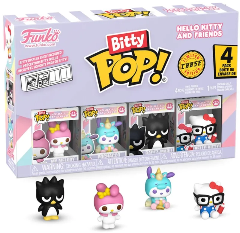 Bitty Pop! - Hello Kitty and Friends - My Melody / Pochacco / Badtz-Maru / Random Chase by Funko in Multicolour – product photo