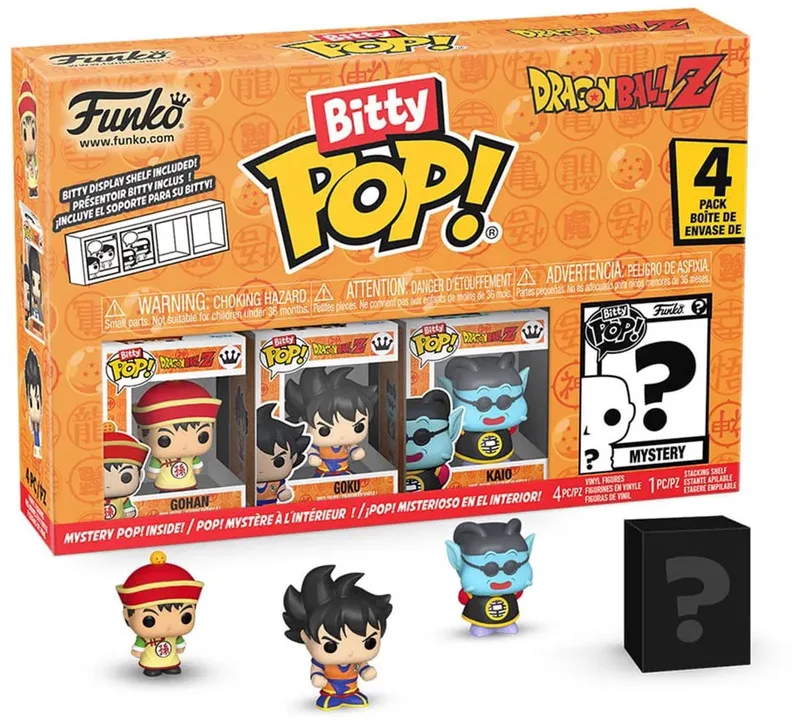 Bitty Pop! Pop! Dragon Ball Z - Gohan, Goku, Kaio van Funko in Meerkleurig – productfoto