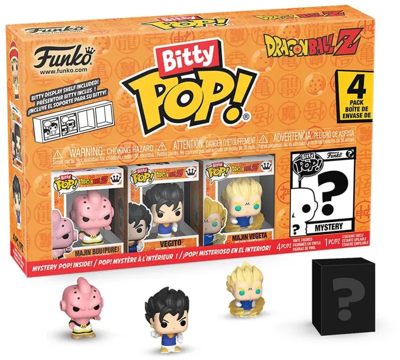 Bitty Pop! Pop! Dragon Ball Z - Majin Buu(pure), Vegito, Majin Vegeta by Funko in Multicolour – product photo