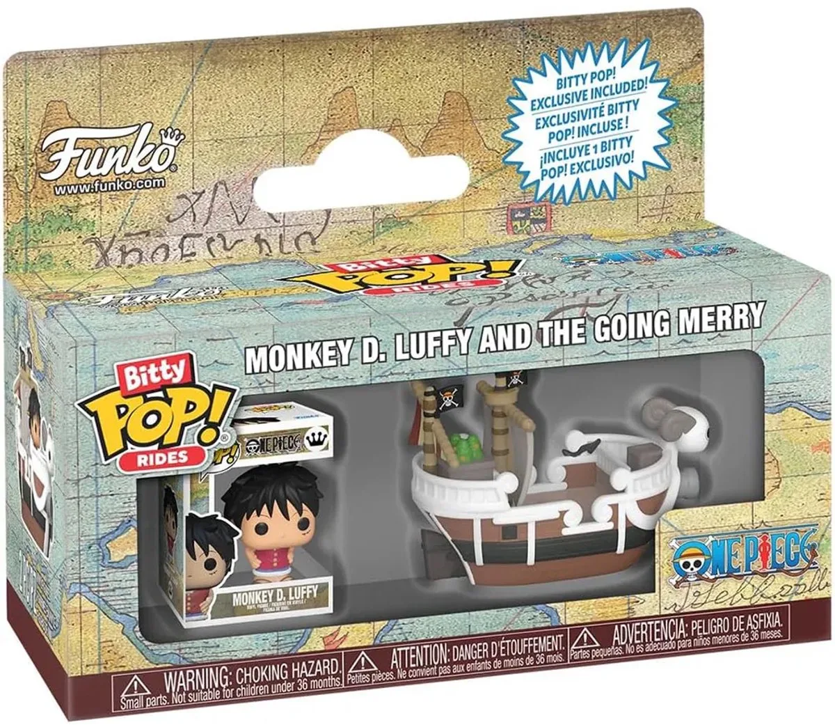 BITTY POP RIDE: OP- GOING MERRY W/LUFFY​ van Funko in Meerkleurig – productfoto