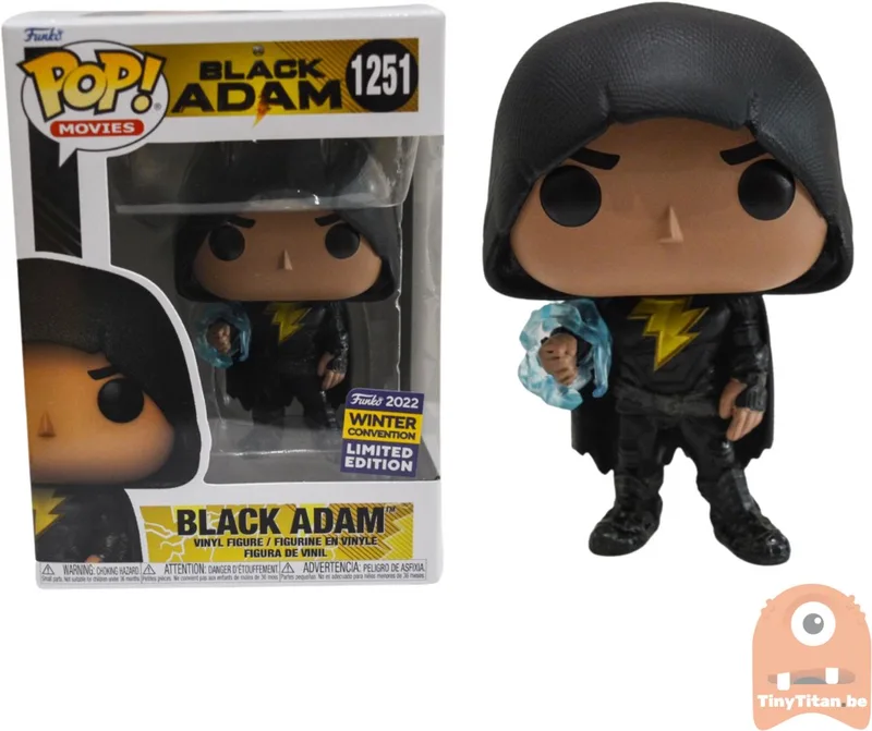 Black Adam (2022) - Black Adam Pop! Vinyl Figure (2022 Winter Convention Exclusive) van Funko in Meerkleurig – productfoto