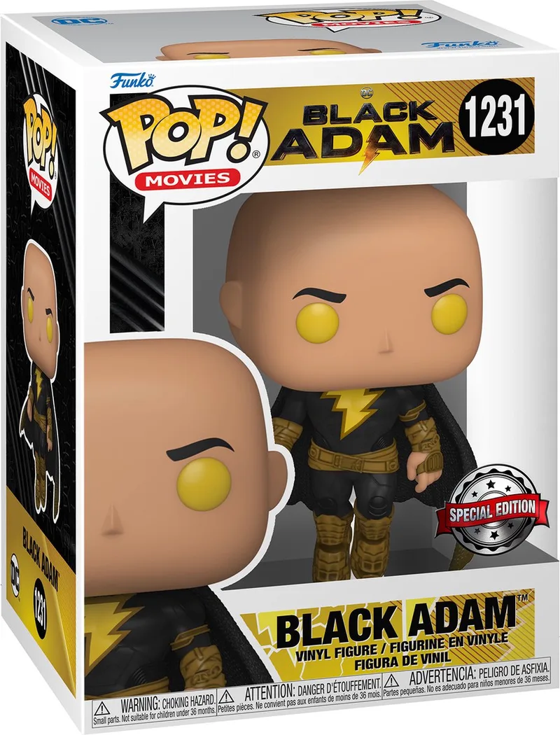 Black Adam - POP! Movies Flying Special Edition 9 cm Verzamelfiguur by Funko in Multicolours – product photo