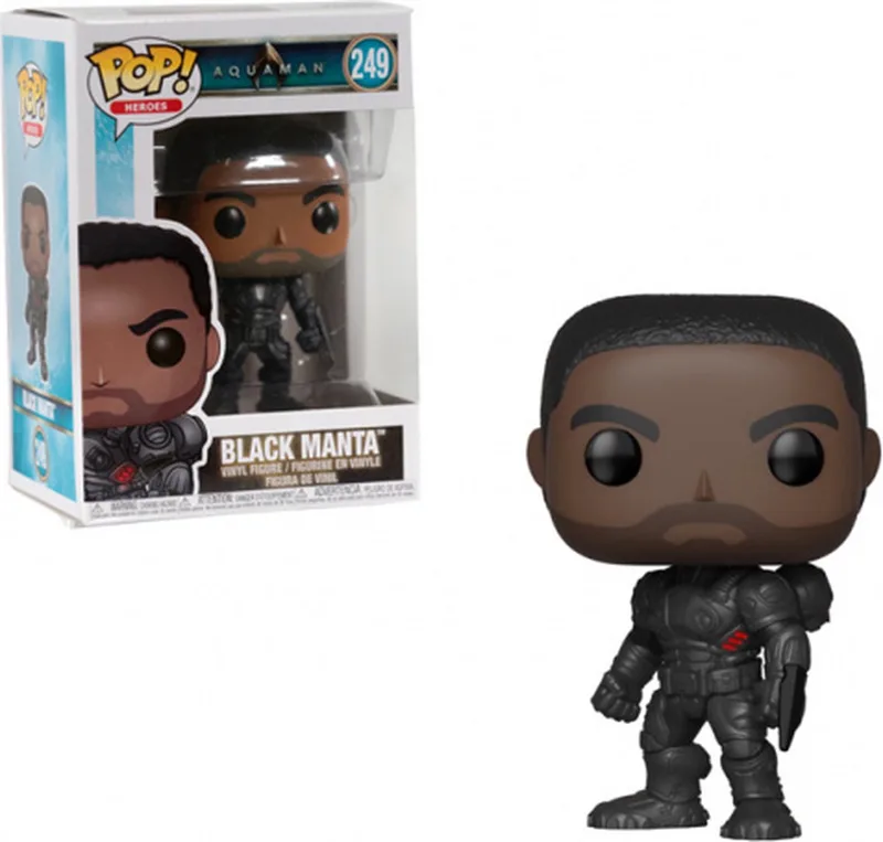 Black Manta (Unmasked) van Funko in Zwart – productfoto