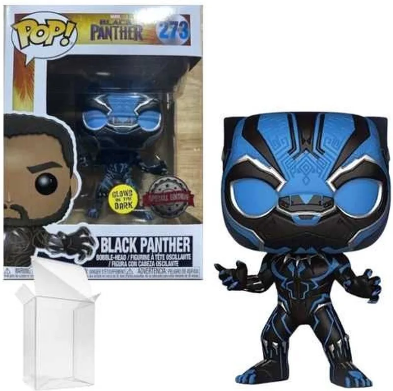 Black Panther: Black Panther (GiTD)(Walmart) #273 by Funko in Multicolour – product photo