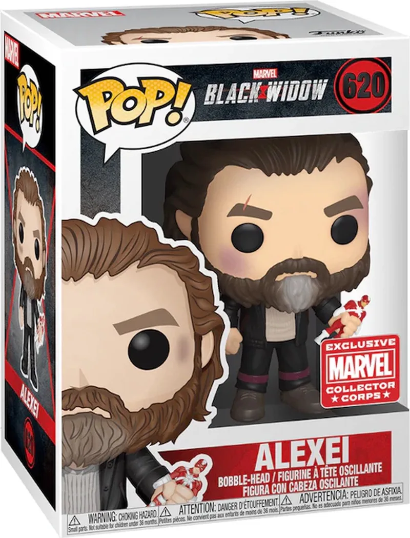 Black Widow Alexeo 620 - Exclusive Marvel Collector Corps van Funko in Grijs – productfoto