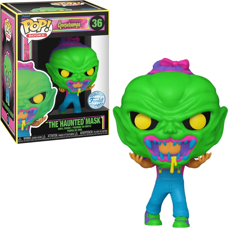 Books: Goosebumps - The Haunted Mask (Blacklight) 36 Exclusive by Funko in Multicolour – product photo