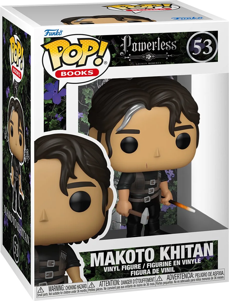 BOOKS: POWERLESS S2- MAKOTO KHITAN van Funko in Wit – productfoto