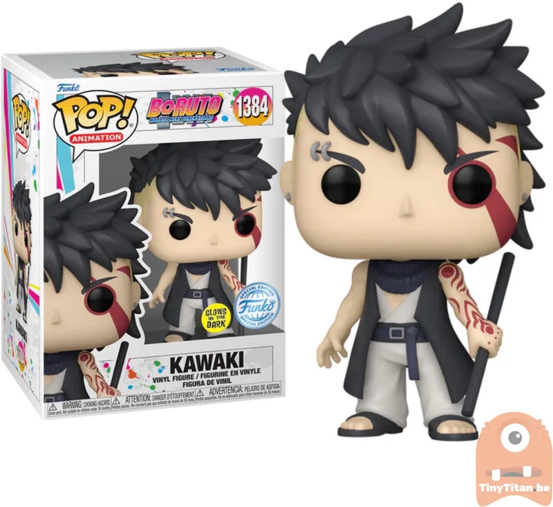 Boruto Naruto Next Generations - Kawaki #1384 Glows in the Dark AAA Anime Exclusive van Funko in Meerkleurig – productfoto