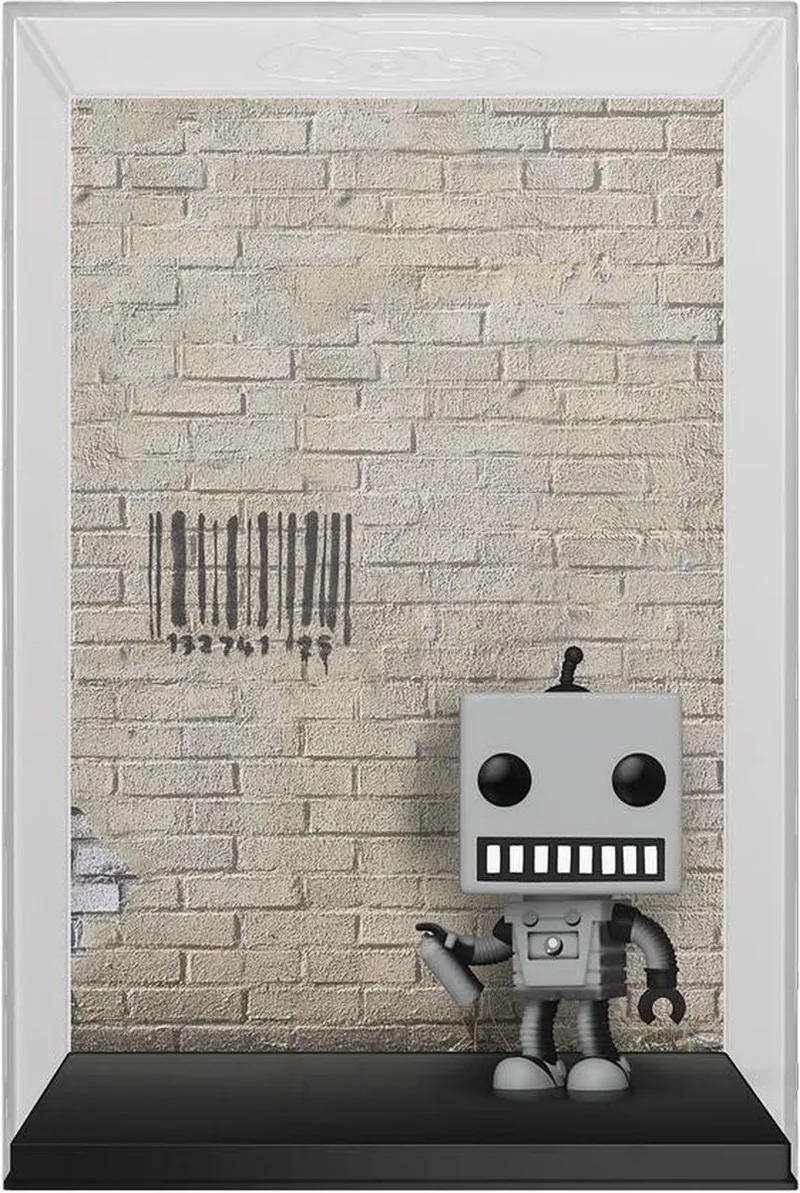 Brandalised Verzamelfiguur Art Cover POP! Tagging Robot 9 cm van Funko in Grijs – productfoto