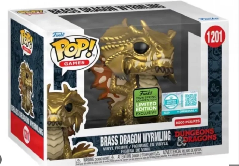BRASS DRAGON WYRMLING 2026 Spring Convention EXCLUSIVE LE 8000pcs by Funko in Gold – product photo
