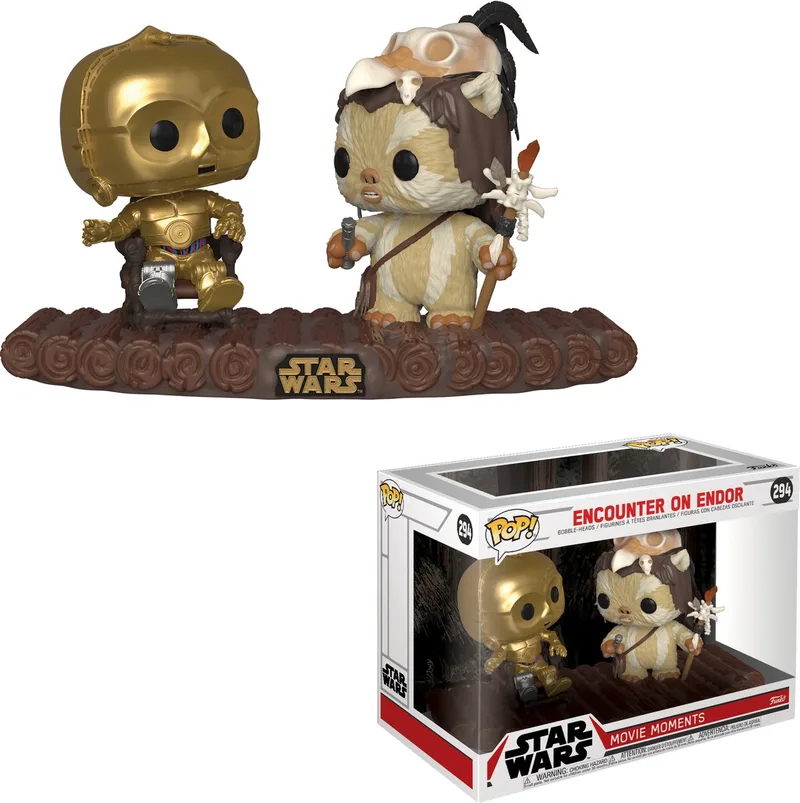 C-3PO on Throne #294 - Star Wars - Movie Moment van Funko in Meerkleurig – productfoto