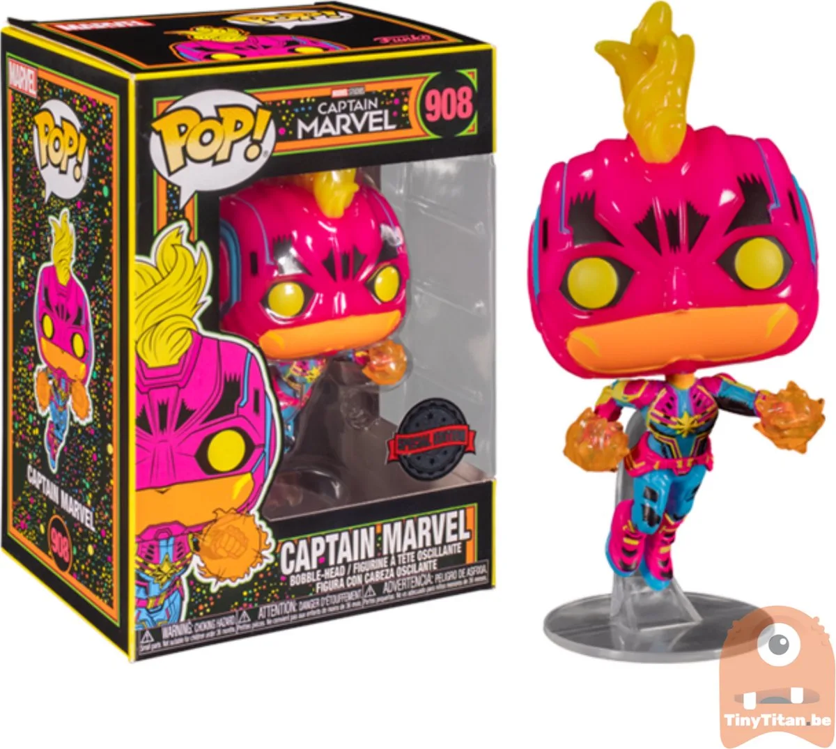 Captain Marvel - Captain Marvel #908 Exclusive van Funko in Meerkleurig – productfoto