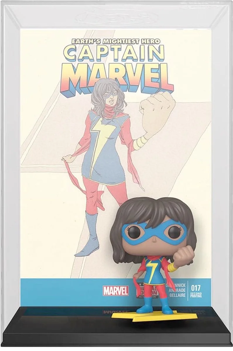 Captain Marvel - POP! Comic Cover Kamala Khan 9 cm Verzamelfiguur - Multicolours by Funko in Multicolour – product photo