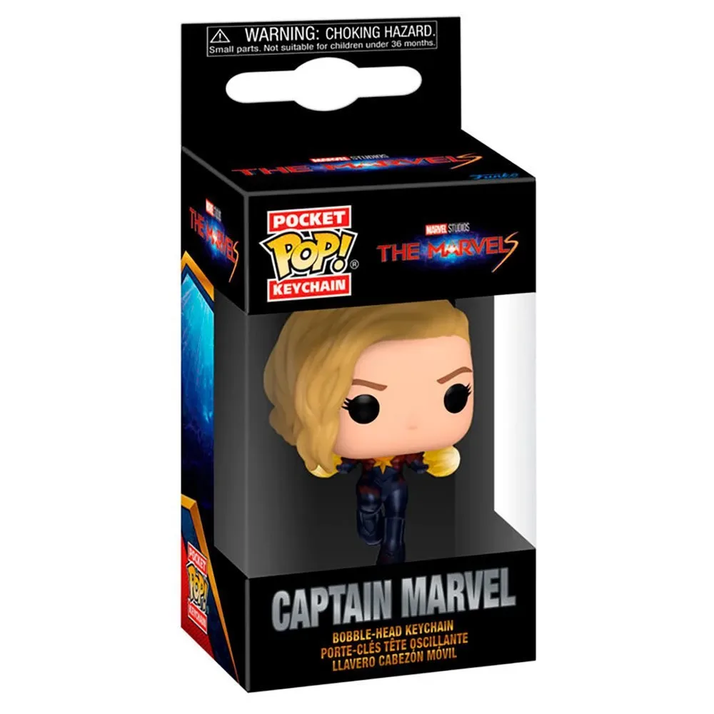 Captain Marvel The Marvels Zak-sleutelhanger van Funko – productfoto