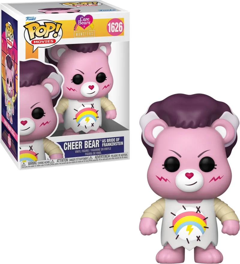 Care Bears Care Bears x Universal Monsters - Cheer Bear as Bride of Frankenstein vinylfiguur 1626 Funko Pop! meerkleurig by Funko in Multicolour – product photo